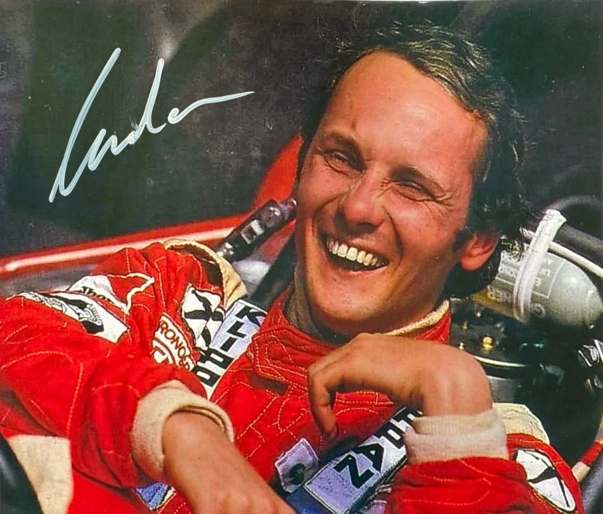 Niki Lauda Formula 1 Autographed Photos for sale | eBay