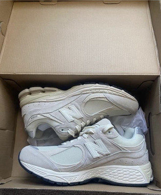 New Balance 2002R M2002RCC Suede Men's Sneakers Calm Taupe Beige Athletic