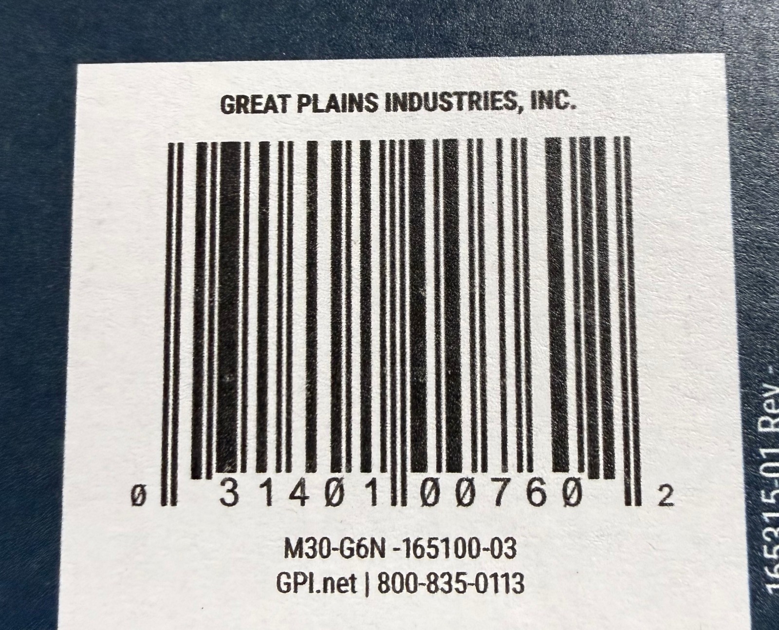 GPI M30-G6N Mechanical Fuel Meter - 5-30 GPM - Part #165100-03 - NEW
