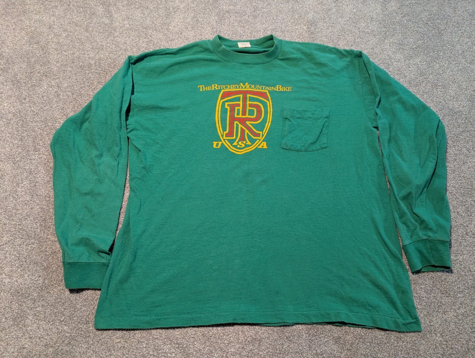 Vintage Ritchey Mountain Bike Shirt Mens Extra Large Green 1