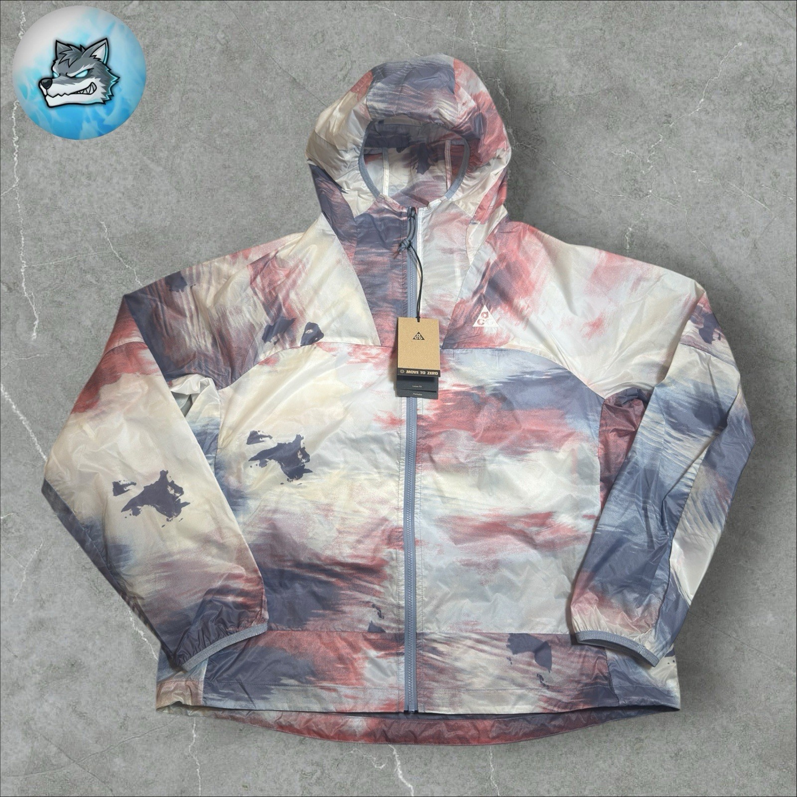 Nike ACG Cinder Cone Women's Hooded Light Jacket Large Full Zip FN1952-440 $155