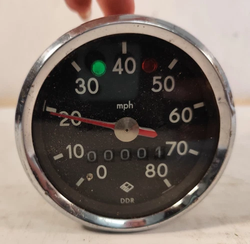 DDR MZ Motorcycle Speedometer Tachometer ES 250 125 150 export MPH not run