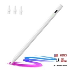 Hastraith Stylus Pen for iPad 2018-2026 -13 Mins Fast Charge with Tilt White