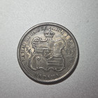 1883 Kingdom of Hawaii Kalakaua I 25 Cents Silver Coin KM#7 Quarter — photo 2