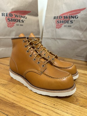 Red Wing Heritage 9875 Irish Setter Leather Boots Gold Sequoia USA