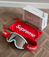Supreme x Smith White Ski Snowboard Goggles FW15 Motocross ATV Dirt Bike New