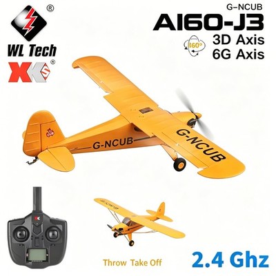 Brushless A160 RC Plane 2.4GHz 5 Channel Remote Control Airplane for Adults Toy