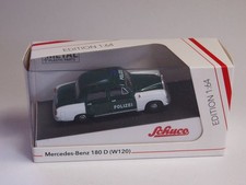 Schuco 1/64 Mercedes-Benz 180 D (W120) Polizei Rare item