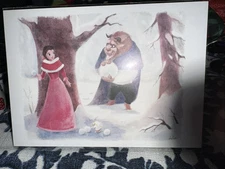 DISNEY Wonderground Gallery Postcard Sydney Hanson "Something More" Belle