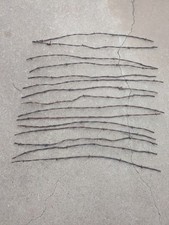 Rusty Barbed Wire, Two 24 Inch Strands For Crafting. Western Decor Rodeo Cowboy