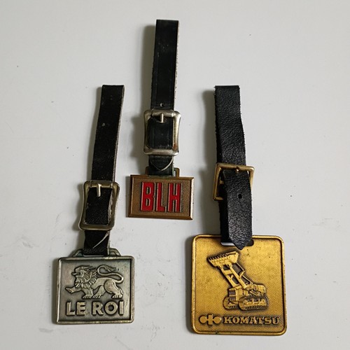 VTG Watch Fob Lot Komatsu Dozer BLH LE Roi