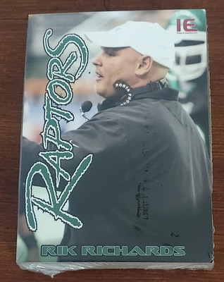 RARE Il ROCK RIVER RAPTORS Defunct Arena Indoor FOOTBALL Factory Sealed TEAM SET