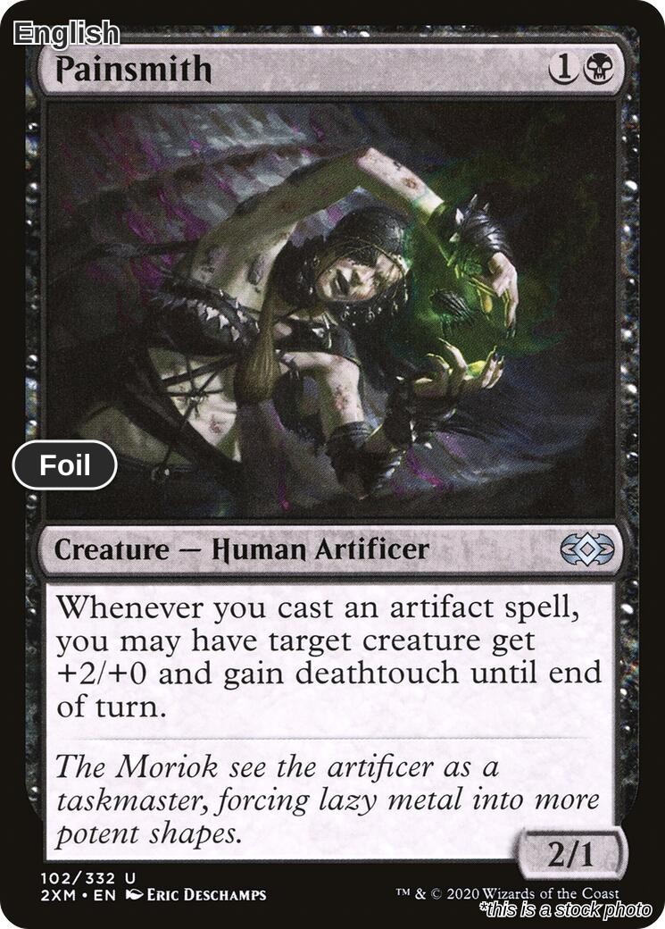 Magic Painsmith 102 Uncommon Double Masters NM Foil