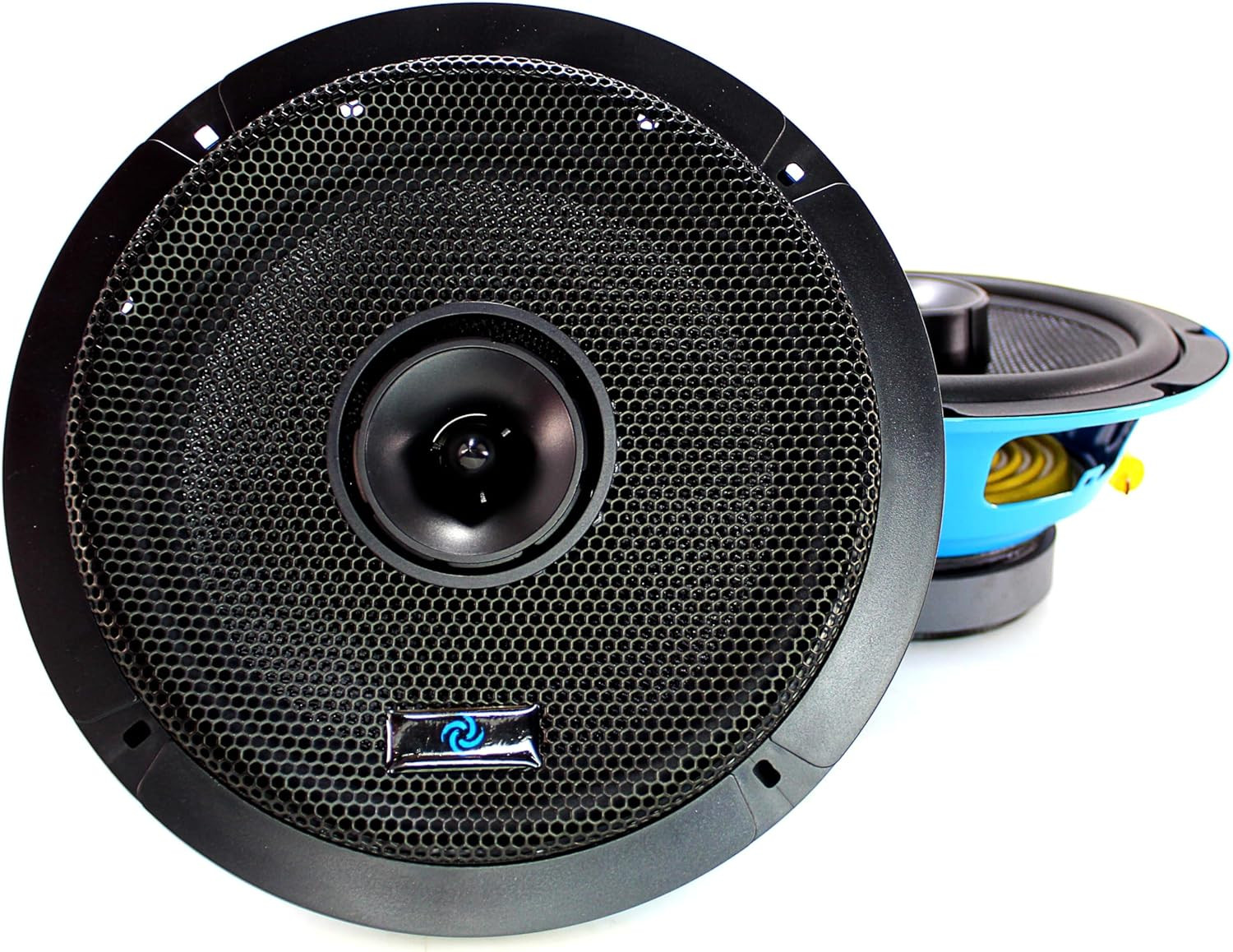 8" Hybrid 4-Ohm 110W RMS Midrange Motorcycle/Marine Galeforce F1 Speakers Pair
