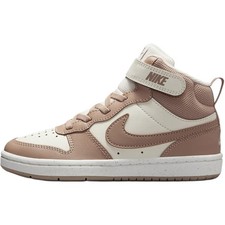 Nike Court Borough 2 Leather Slip Resistant Anti Kick Mid top Kids CD7783-125