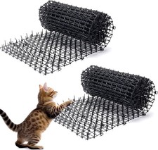 Cat Scat Mat with Spikes, 78"x11" Outdoor Digging Stopper Deterrent Mat