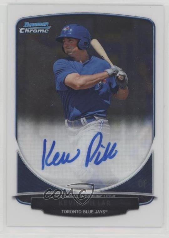 2013 Bowman Chrome Prospects Auto Kevin Pillar #BCP-KP Auto 0l1