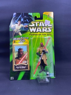 STAR WARS Green Force File POTJ:3 3/4  Darth Maul Sith Apprentice