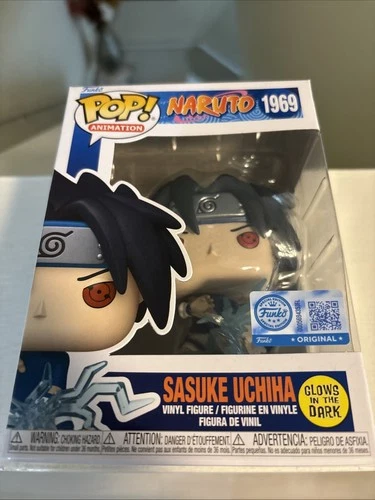 Funko POP! Animation: Naruto - Sasuke Uchiha (Glow) Exclusive Vinyl Figure 1969