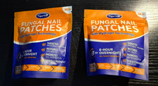 2 SEALED Vigor Well FUNGAL NAIL PATCHES Hydrogel Tech 64 Bandages Total NEW NIP
