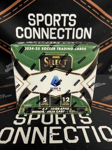 2024-25 Panini Select Serie A Soccer Factory Sealed Hobby Box #6 Autos! JA1