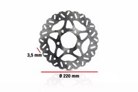 Bremsscheibe Vorne Malossi 220Mm Piaggio Nrg / Gilera Runner