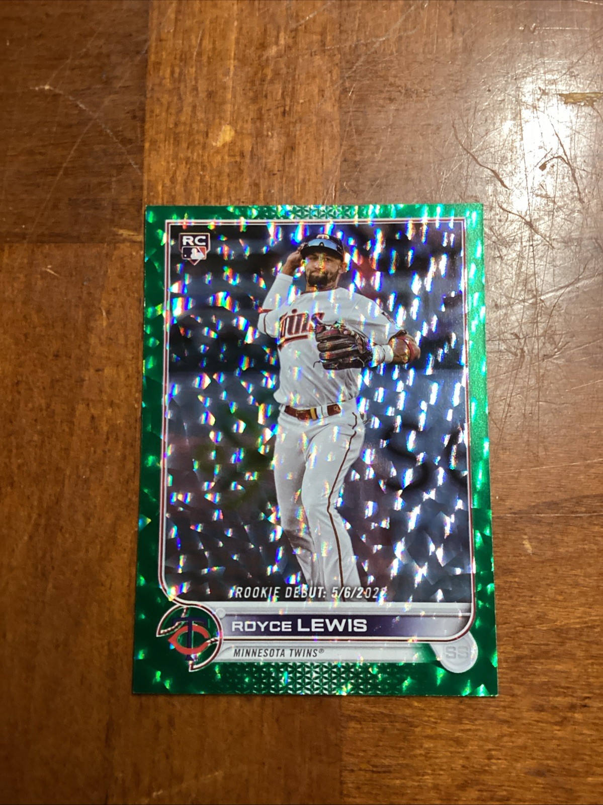 2022 Topps Update Baseball Royce Lewis #US149 Green Ice Shimmer 334/499 Nr. Mint