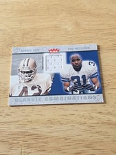 2003 Fleer Tradition Classic Combinations Mem #10 Ronnie Lott JSY/Roy Williams