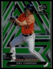 2024 Press Pass Premium #56 Joey Loperfido Reflector Prismatic Green #/5