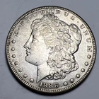 1888-S San Francisco Mint Morgan Silver Dollar XF+