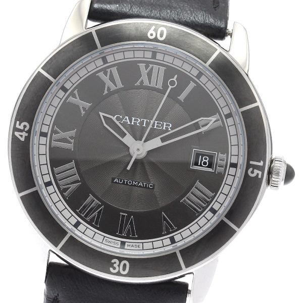 CARTIER RONDE CROISIERES WSRN0003 42mm SS Gray Dial Automatic Date #C393 image 5