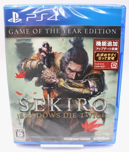 SEKIRO Shadows Die Twice Game of the year Edition PS4 PlayStation 4 Japanese
