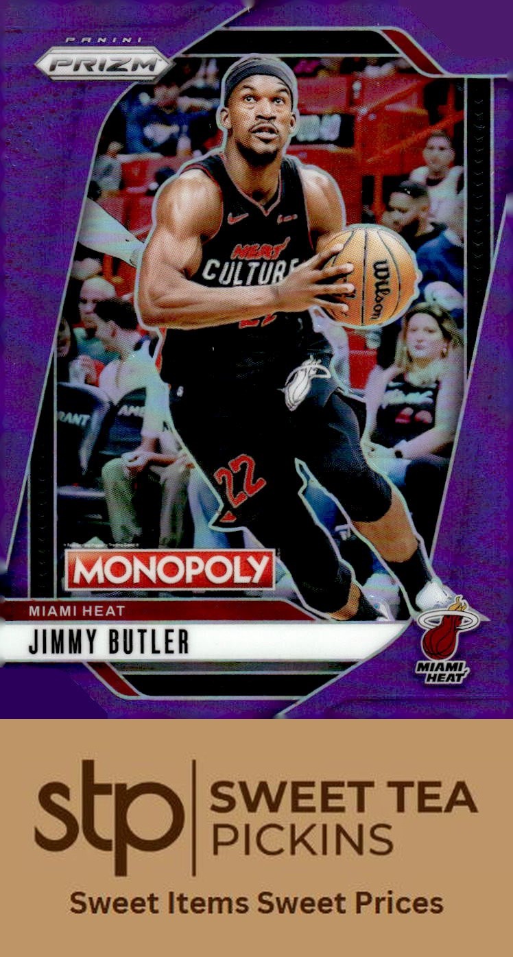 2024-25 Panini Prizm Monopoly #28 Jimmy Butler Purple Prizms #/91