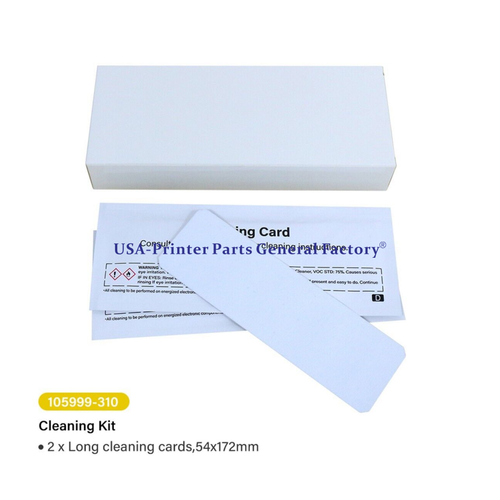 10pcs X 105999-310 54x172mm cleaning cards Fit For Zebra ZC100,ZC300 Series - 第 2/4 張圖片