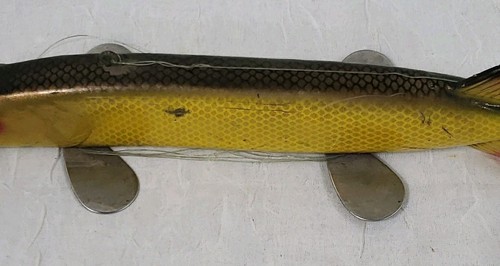 VINTAGE ICE KING FISH DECOY 9 1/2” SPEARING LURE PIKE MUSKY *Read - Picture 9 of 13