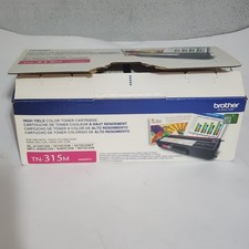 Brother TN-315M Hi Yield Magenta Toner Cartridge Genuine New Sealed Bag Open Box
