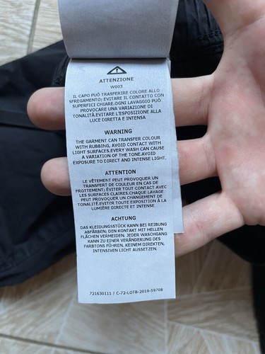 Y2K Casual Stone Island Junior Patch Cargo Pocket Gabardine Pants 8 Years Black - Picture 16 of 17