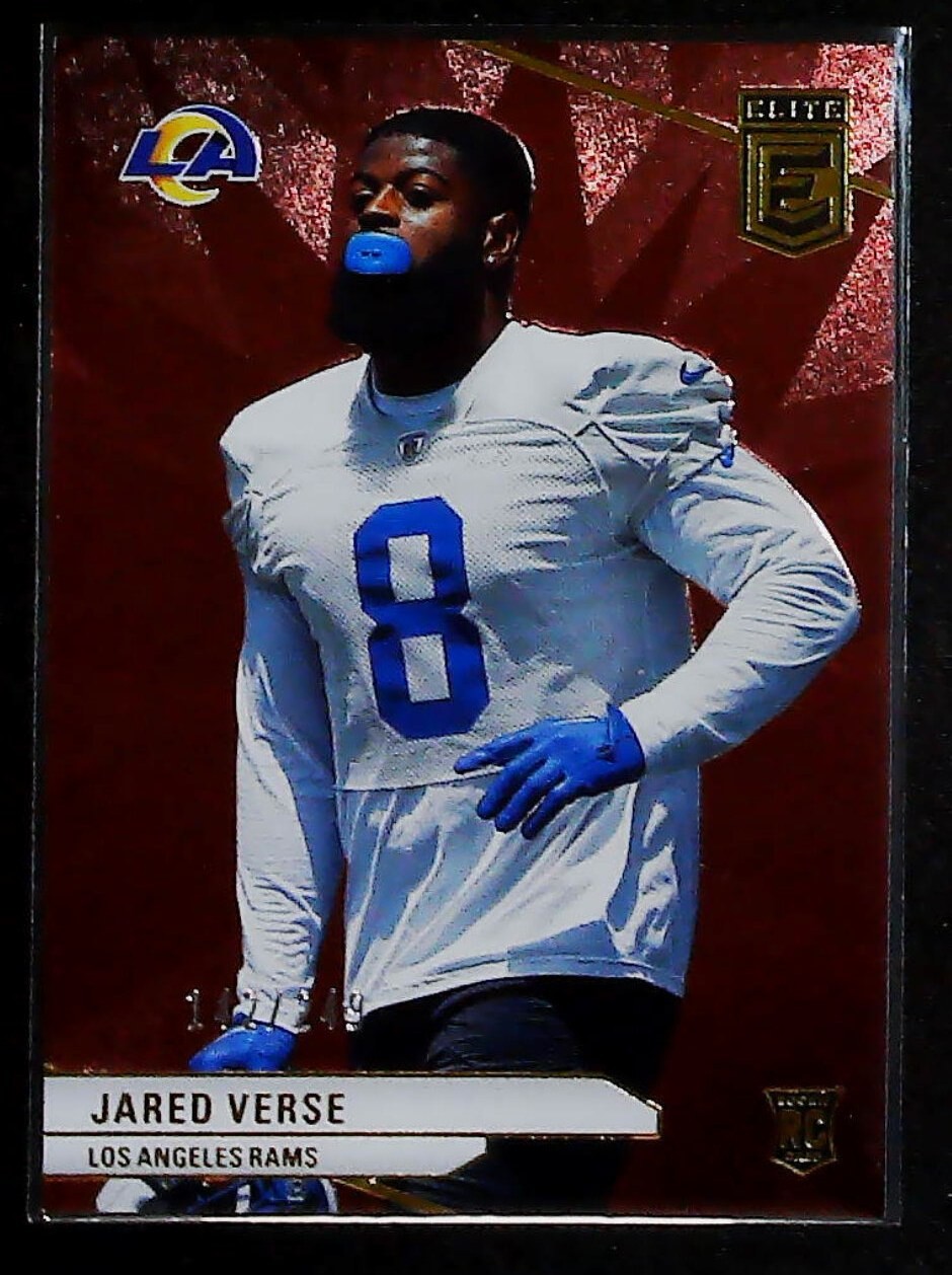 2024 Donruss Elite Jared Verse Maroon SN/249 #150 Los Angeles Rams