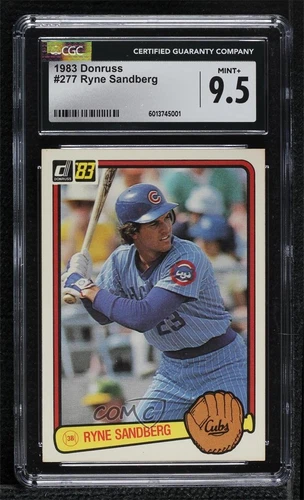 1983 Donruss Ryne Sandberg #277 CGC 9.5 Mint+ Rookie RC HOF