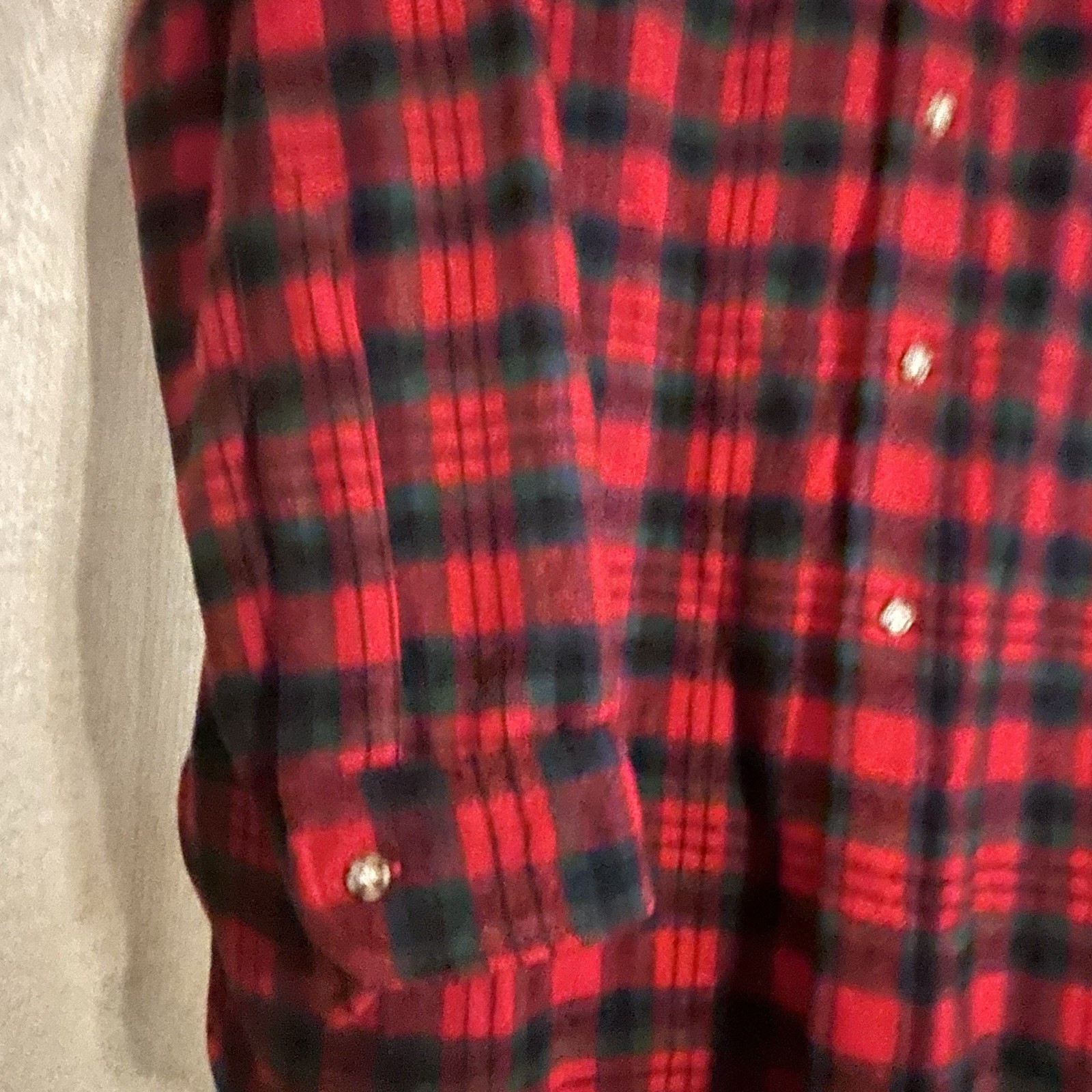 Pendleton Macduff Tartan Wool Button Up Shirt Red… - image 5