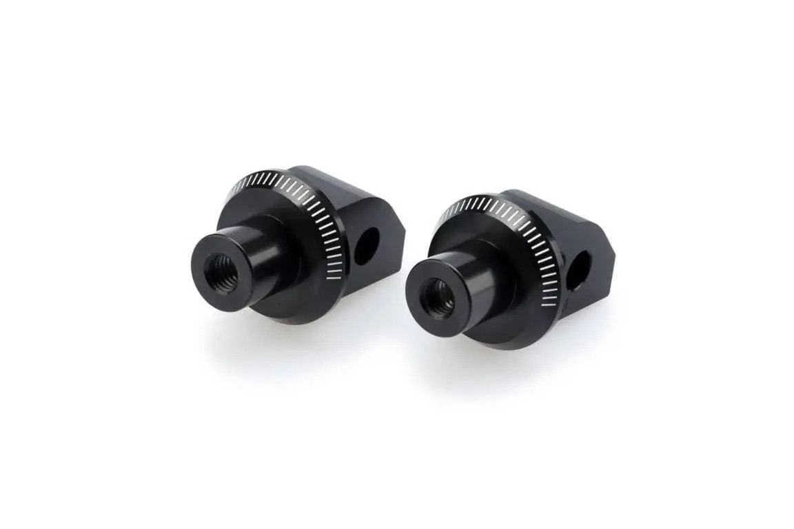 Puig Footpeg Adaptors Rider | Black | Triumph Tiger 900 2020>Current