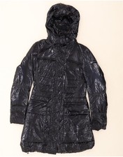 PEUTEREY Cappotto donna imbottito con cappuccio IT 44 blu navy medio poliammide BV22
