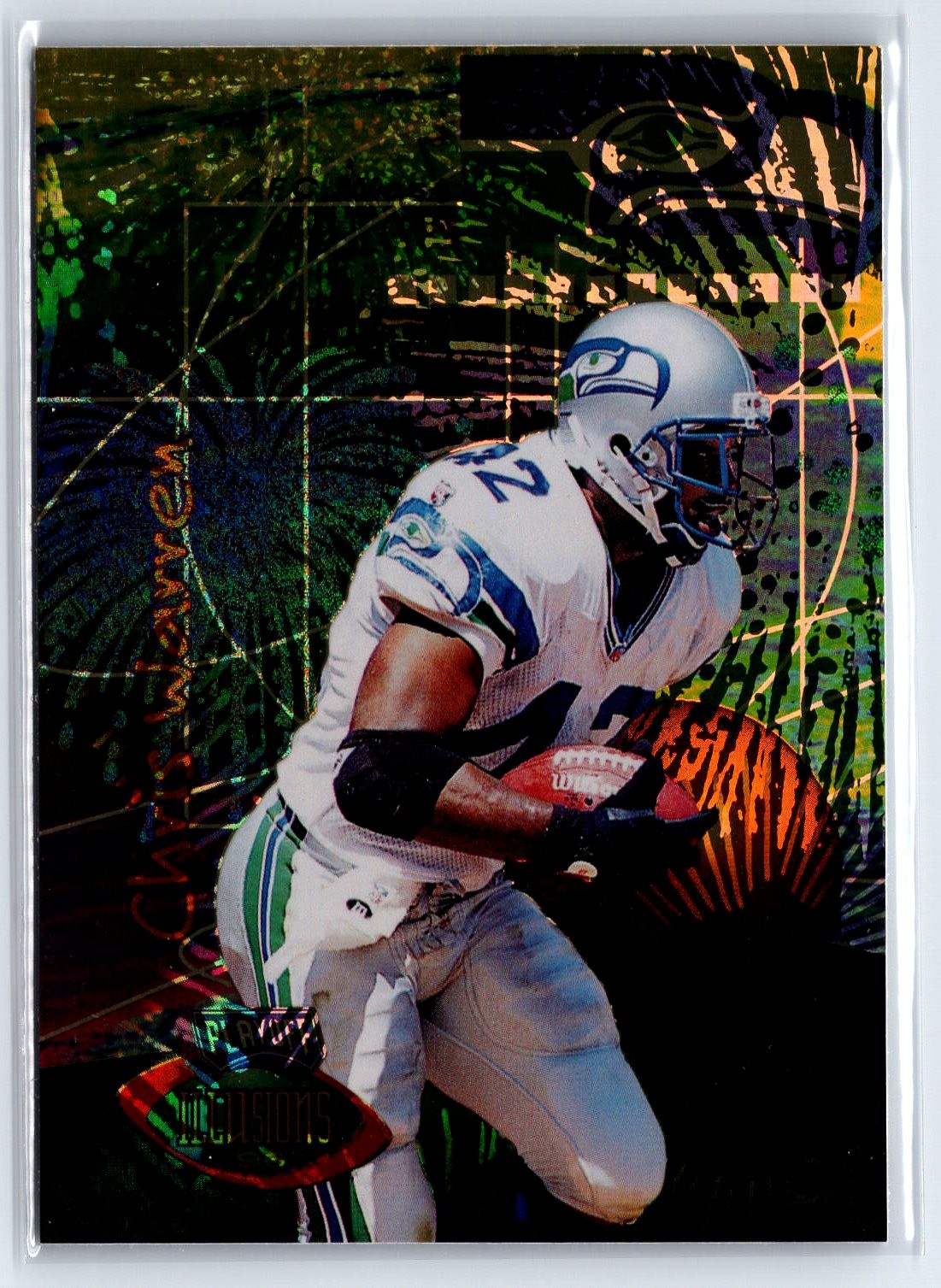 1996 Playoff Illusions Spectralusion Dominion #91 Chris Warren 1:23,040