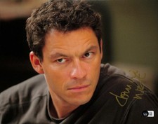 Dominic West The Wire Signed Photo 11x14 BECKETT