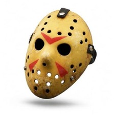 Hockey Mask for Adults - Lightweight Horror Slasher Costume Prop for Aged