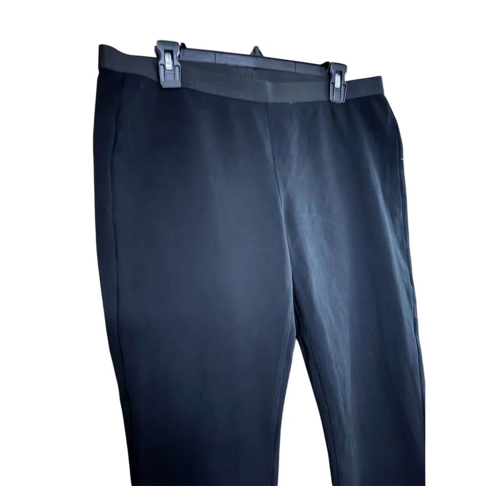 Eileen Fisher Mujer Negro Elastizado Jeggings Talla L Informal Cintura Elástica Foto 2 de 4