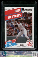 1988 Drake's Big Hitters / Super Pitchers #9 Dwight Evans Boston Red Sox 4.2A