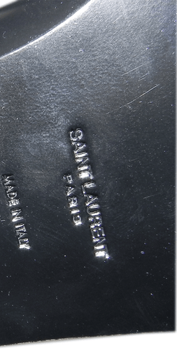 Yves Saint Laurent Boots Paris Cavaliere Riding Shoes Black Flat Bootie 35.5 YSL - Picture 9 of 11