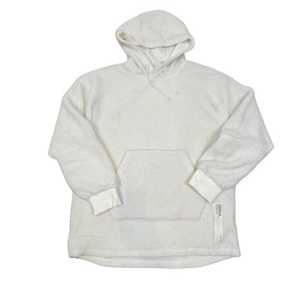 OFF WHITE Adidas Originals NMD Felpa con Cappuccio in Pile Off White Uomo Taglia Media