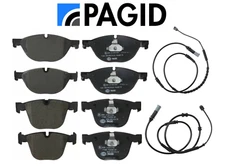 Front Brake Pad Rear Brake Pad Set OEM Pagid + Sensors for BMW 740i 750i xDrive